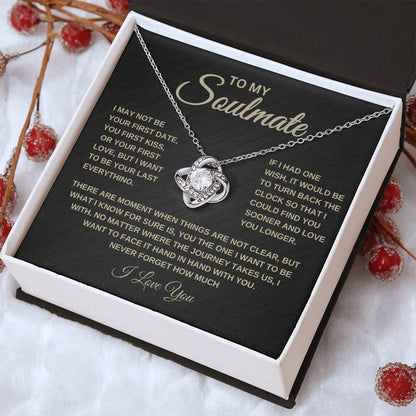 To My Soulmate | One thing | Love Knot Necklace