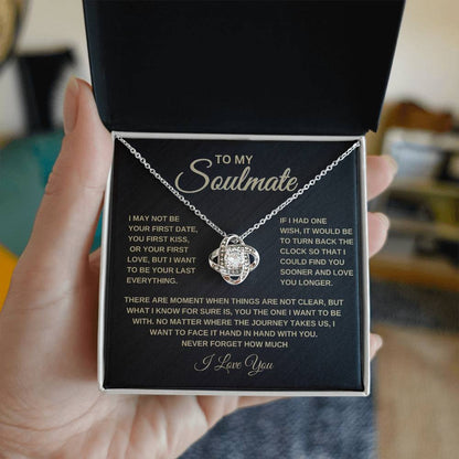 To My Soulmate | One thing | Love Knot Necklace